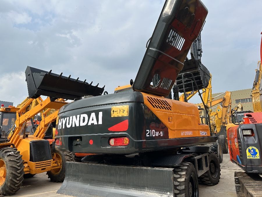 Korea Hyundai Ekskawator sprzedawany z drugiej ręki R210w-9 21 Ton Jindongyu Machinery