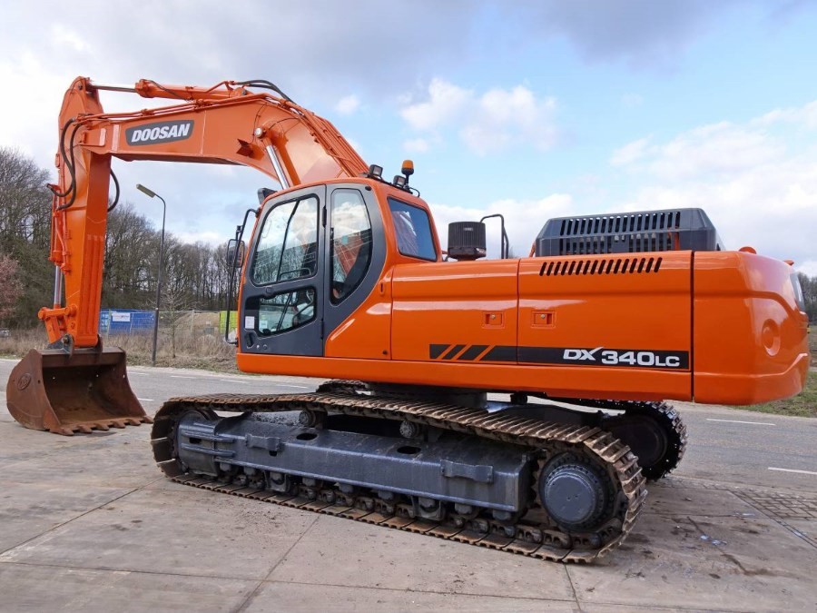 Korea Stosowany grabarz Doosan na sprzedaż używany DX340LC Maszyny Jindongyu