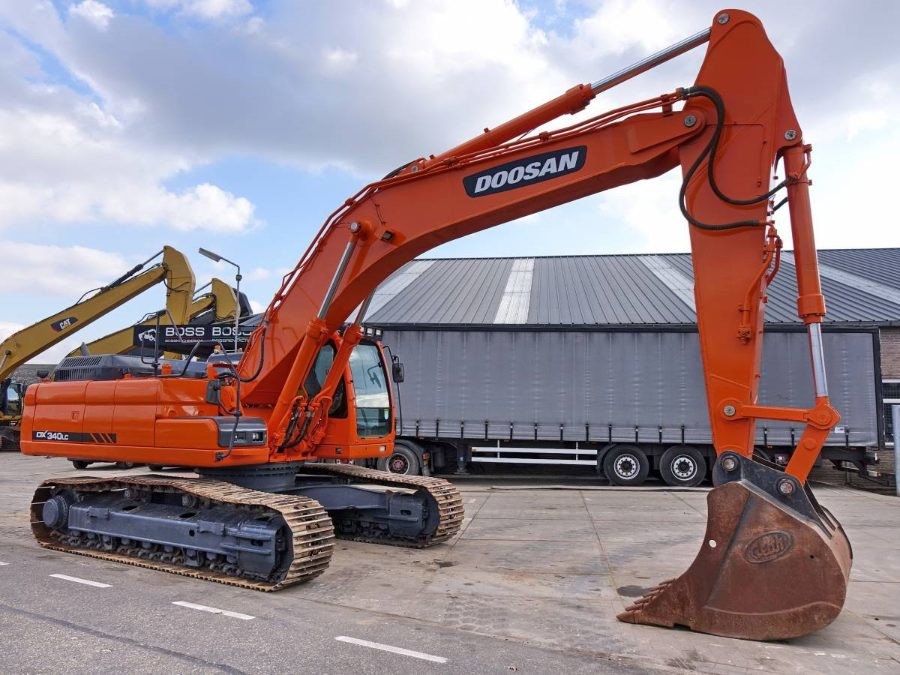Korea Stosowany grabarz Doosan na sprzedaż używany DX340LC Maszyny Jindongyu