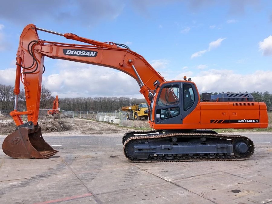 Korea Stosowany grabarz Doosan na sprzedaż używany DX340LC Maszyny Jindongyu