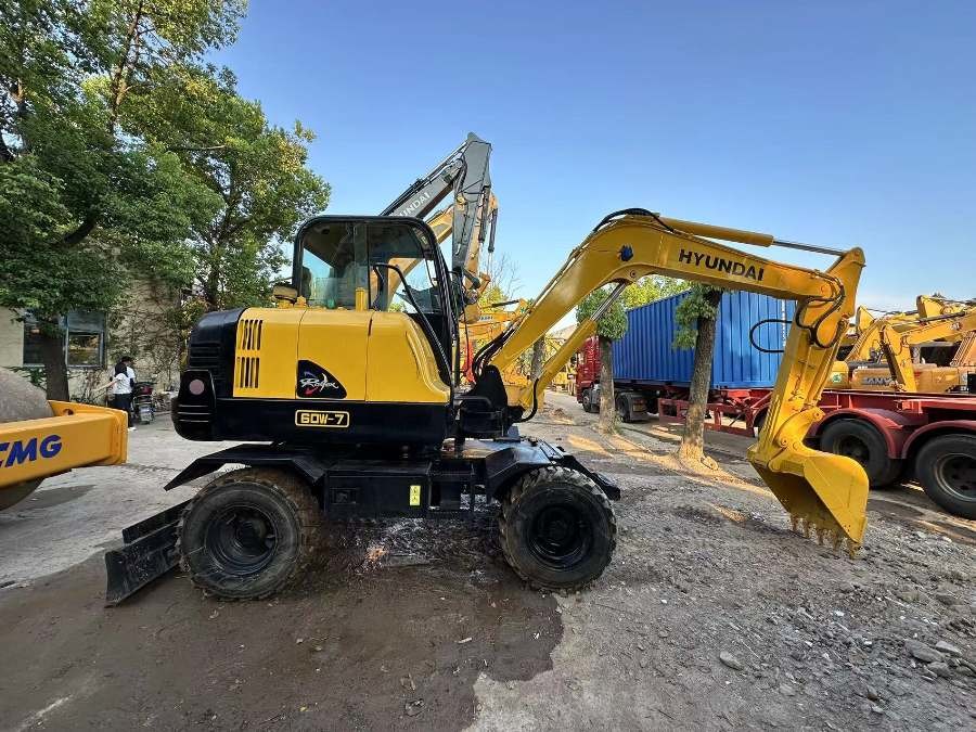 Korea używany grabarz Hyundai na sprzedaż używany R60w-7 6 Ton Jindongyu Machinery