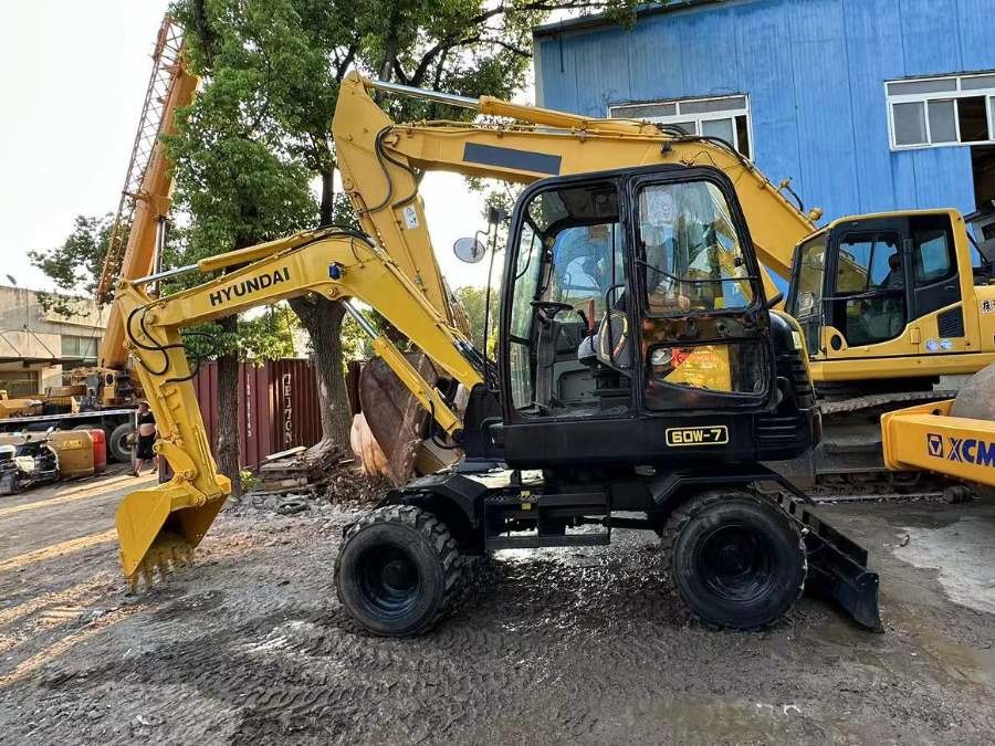 Korea używany grabarz Hyundai na sprzedaż używany R60w-7 6 Ton Jindongyu Machinery