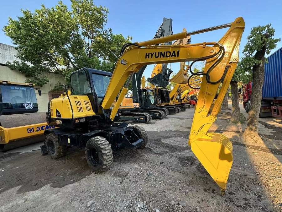 Korea używany grabarz Hyundai na sprzedaż używany R60w-7 6 Ton Jindongyu Machinery
