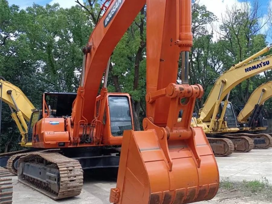 Korea Stosowany grabarz Doosan na sprzedaż używany DX420LC Maszyny Jindongyu