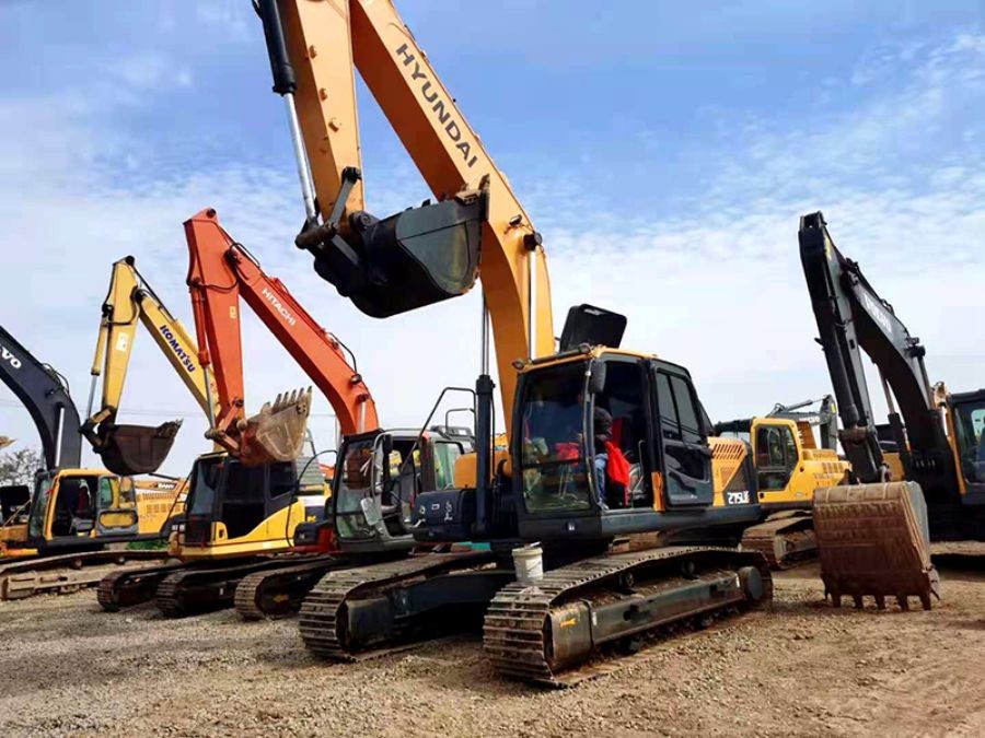 Korea używany grabarz Hyundai na sprzedaż używany R275vs Jindongyu Machinery