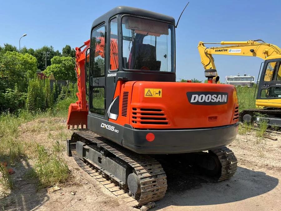 Korea Stosowany grabarz Doosan na sprzedaż używany DX55-9C Maszyny Jindongyu