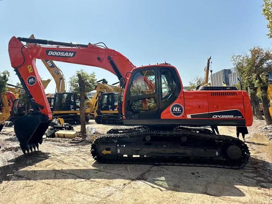 Korea Stosowany grabarz Doosan na sprzedaż używany DX225LC-9C Maszyny Jindongyu